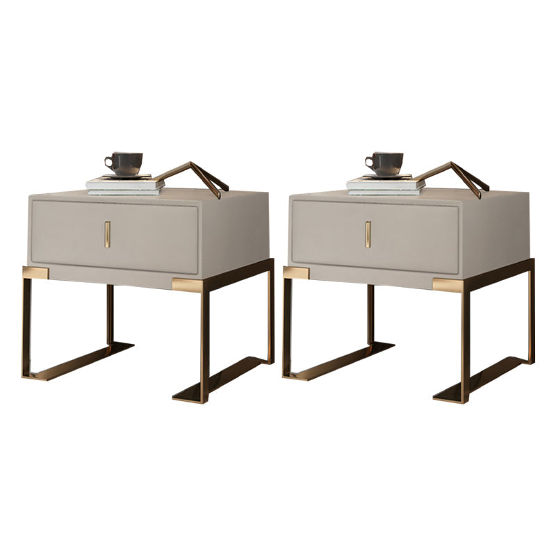 Comodino in legno in legno massiccio mobile contemporaneo con cassetto