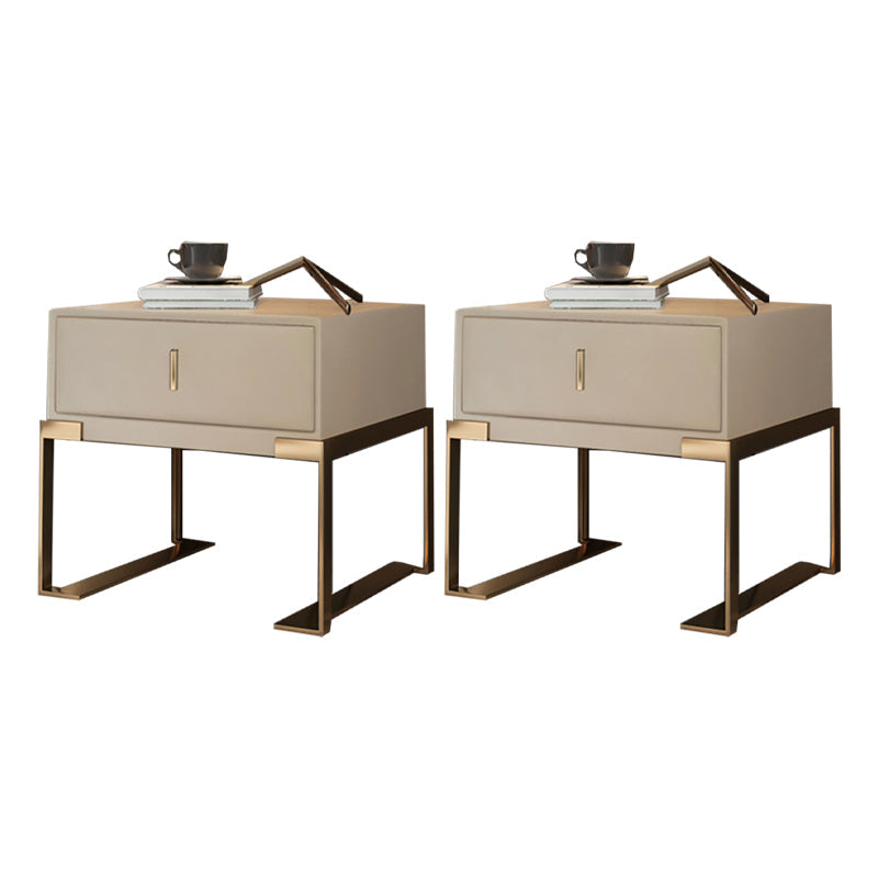 Comodino in legno in legno massiccio mobile contemporaneo con cassetto