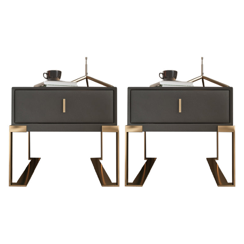 Comodino in legno in legno massiccio mobile contemporaneo con cassetto