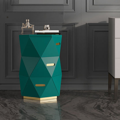 Glam-dressoir van 17,55 inch breed met 3 lades en opbergkast