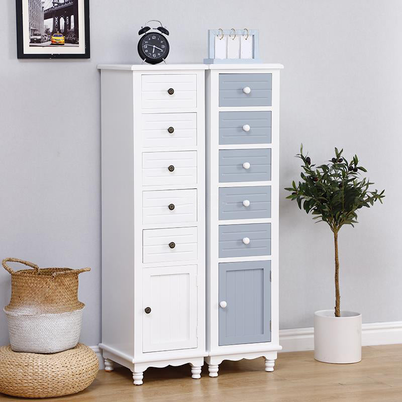 Cassetta portaoggetti verticale nautica in legno massello per camera da letto con cassetti