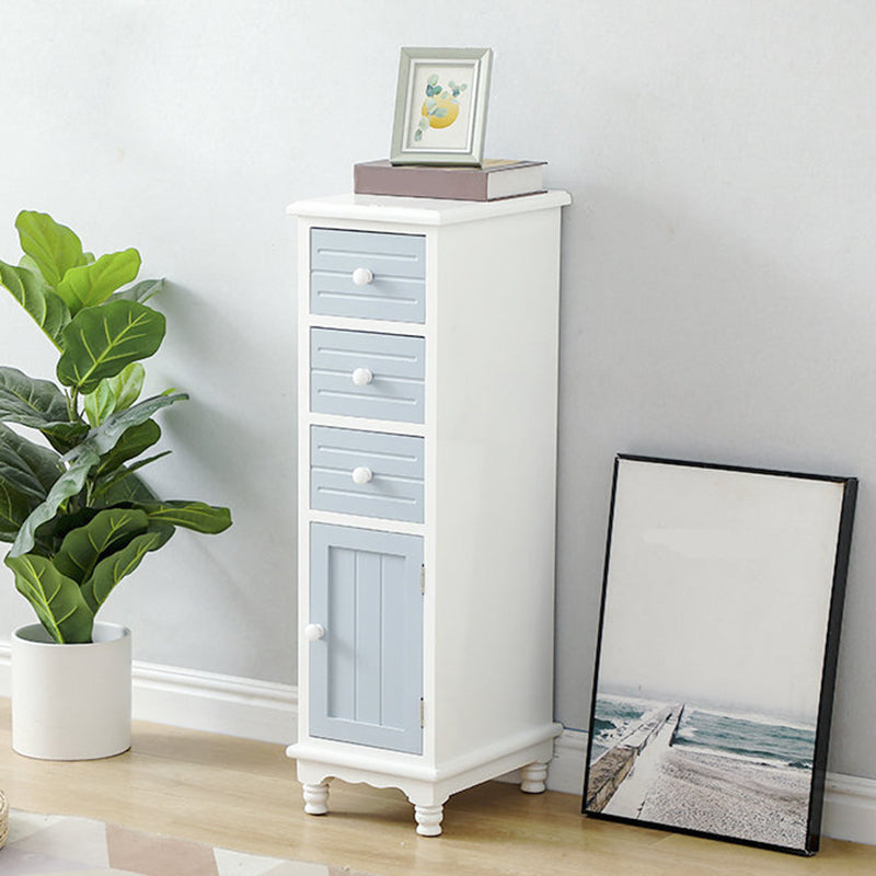 Cassetta portaoggetti verticale nautica in legno massello per camera da letto con cassetti