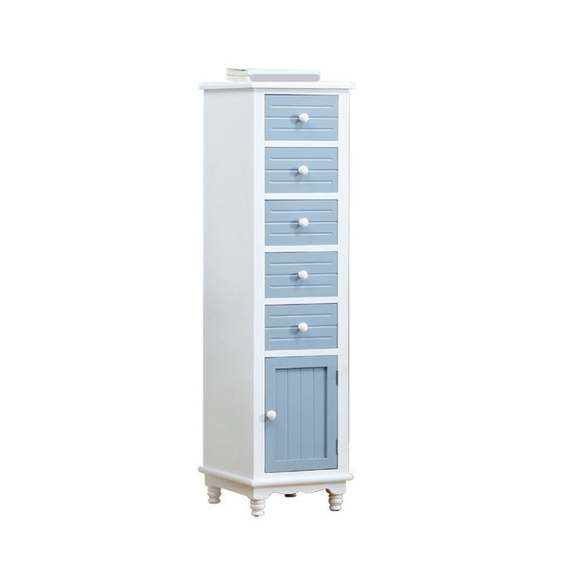 Cassetta portaoggetti verticale nautica in legno massello per camera da letto con cassetti