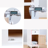 Cassa della camera da letto in legno massiccio verticale nautico con cassetti