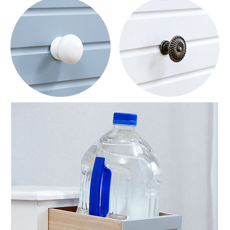 Cassetta portaoggetti verticale nautica in legno massello per camera da letto con cassetti