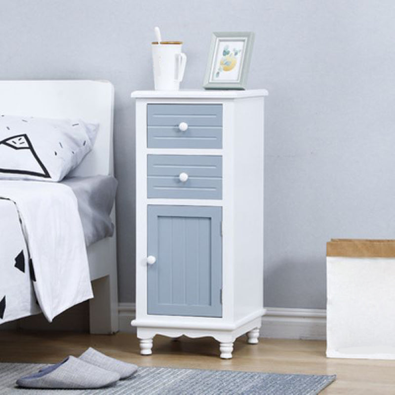 Cassetta portaoggetti verticale nautica in legno massello per camera da letto con cassetti