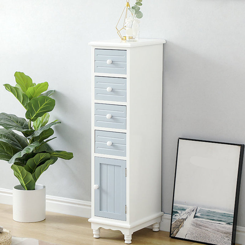 Cassetta portaoggetti verticale nautica in legno massello per camera da letto con cassetti