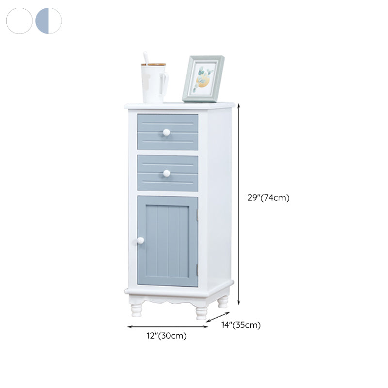 Cassetta portaoggetti verticale nautica in legno massello per camera da letto con cassetti