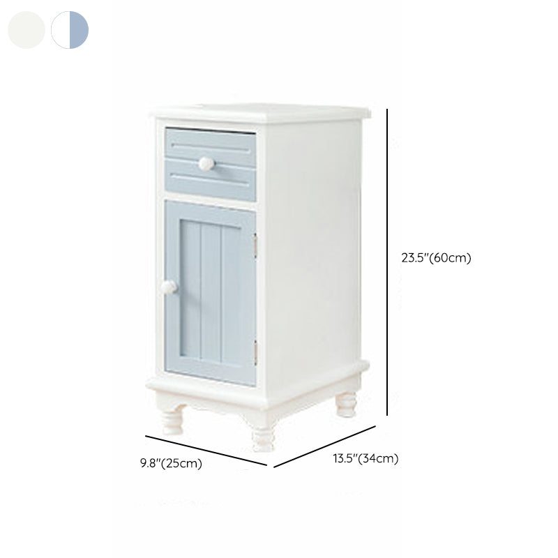 Cassetta portaoggetti verticale nautica in legno massello per camera da letto con cassetti