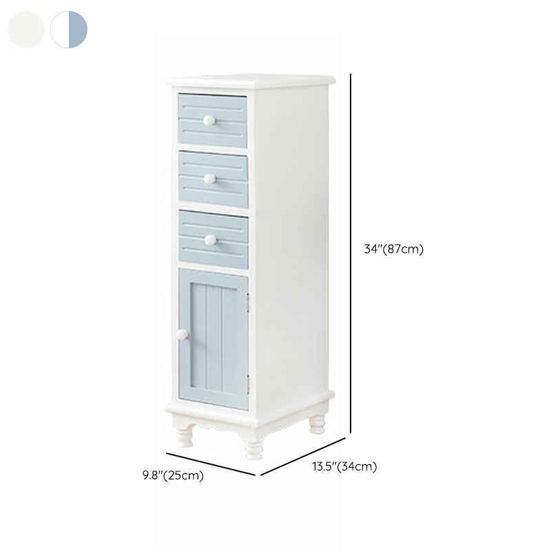 Cassetta portaoggetti verticale nautica in legno massello per camera da letto con cassetti