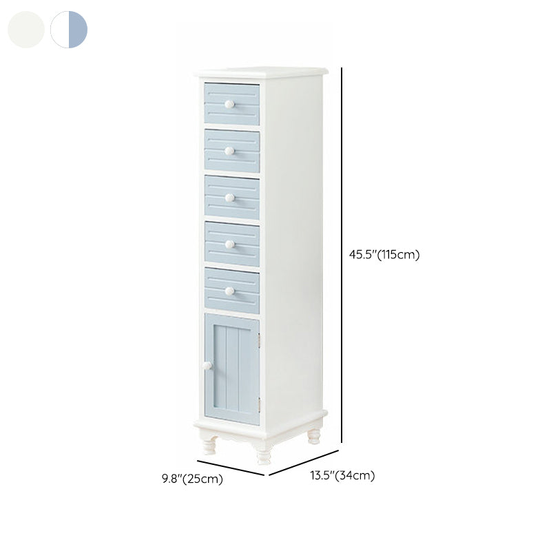 Cassetta portaoggetti verticale nautica in legno massello per camera da letto con cassetti