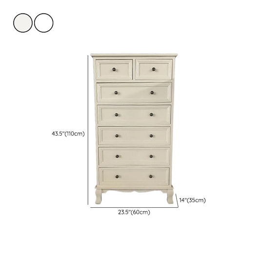 Nautical Bedroom Storage Chest Solid Wood Chest with Drawers