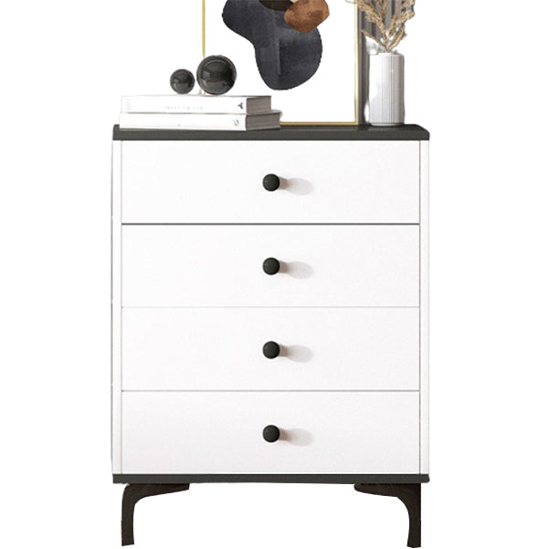 Contemporary Combo Dresser Solid Wood Bachelor's Chest for Home 24"L x 13"W x 29"H Black 4 Clearhalo 'Bedroom Furniture' 'Dressers & Chests' 'dressers_chests' 'furn' 'furn_dressers_chests' 'Furniture' 6337489