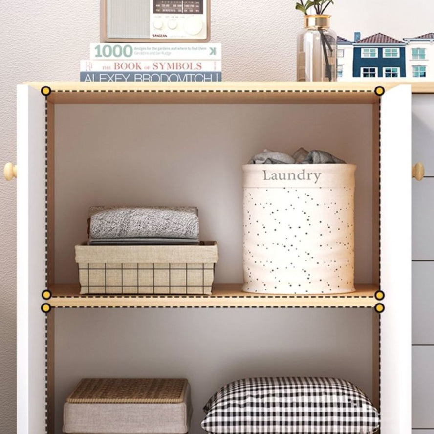 Contemporary Combo Dresser Solid Wood Bachelor's Chest for Home Clearhalo 'Bedroom Furniture' 'Dressers & Chests' 'dressers_chests' 'furn' 'furn_dressers_chests' 'Furniture' 6337504