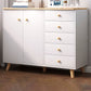 Contemporary Combo Dresser Solid Wood Bachelor's Chest for Home Clearhalo 'Bedroom Furniture' 'Dressers & Chests' 'dressers_chests' 'furn' 'furn_dressers_chests' 'Furniture' 6337517