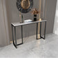 11" Wide Stone Contemporary Console Table Rectangle End Table
