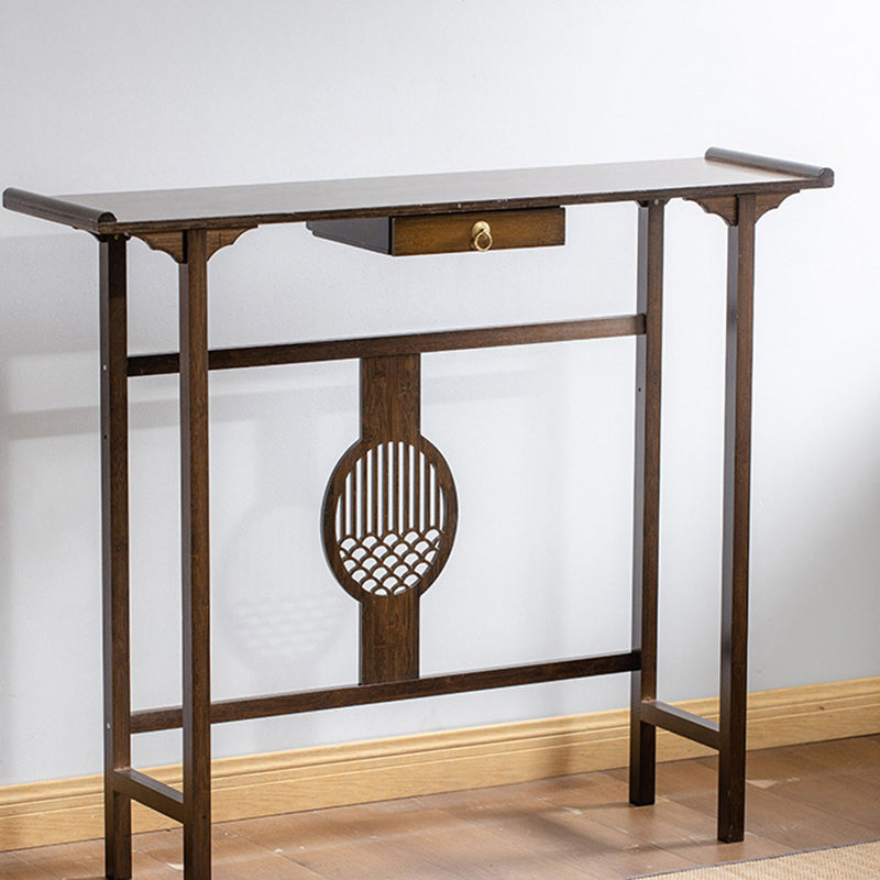 Tavolo della console moderna della metà del secolo tavolo da rettangolo di rettangolo