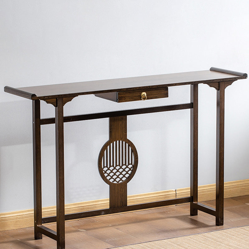 Tavolo della console moderna della metà del secolo tavolo da rettangolo di rettangolo