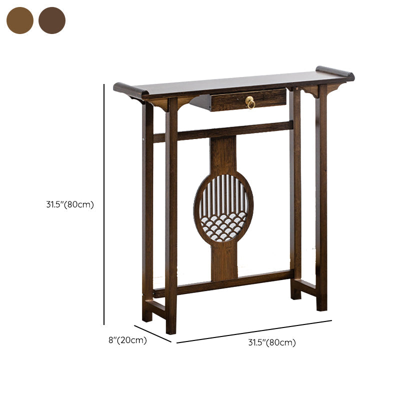 Tavolo della console moderna della metà del secolo tavolo da rettangolo di rettangolo