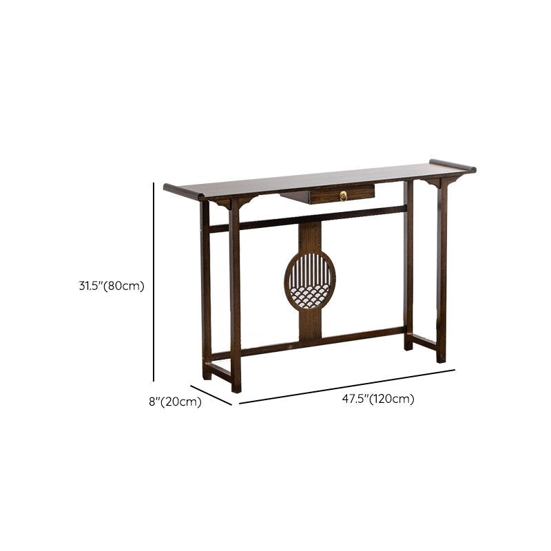 Tavolo della console moderna della metà del secolo tavolo da rettangolo di rettangolo