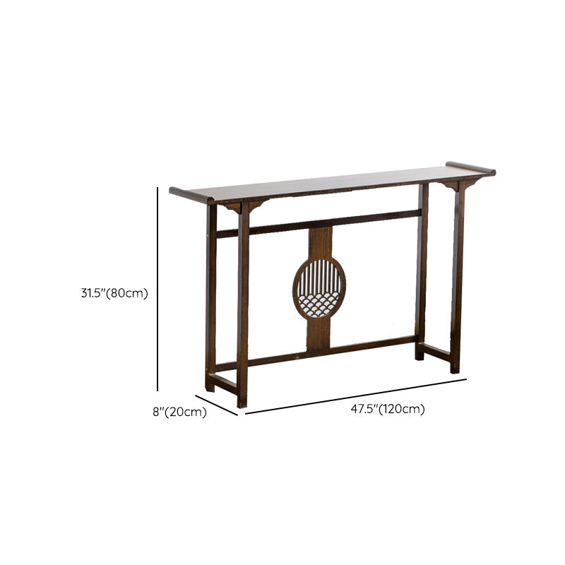Tavolo della console moderna della metà del secolo tavolo da rettangolo di rettangolo