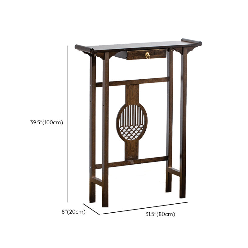 Tavolo della console moderna della metà del secolo tavolo da rettangolo di rettangolo