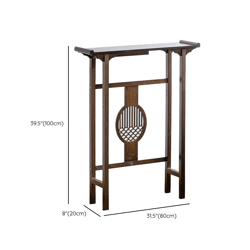 Tavolo della console moderna della metà del secolo tavolo da rettangolo di rettangolo