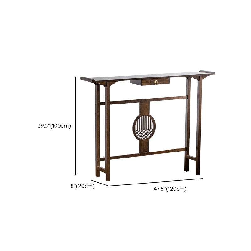 Tavolo della console moderna della metà del secolo tavolo da rettangolo di rettangolo