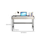 Modern Office Desk Rectangular Secretary Desk with 2 Drawers Clearhalo 'furn' 'furn_office_desk' 'Furniture' 'Office Desks' 'Office Furniture' 'office_desk' 6342529