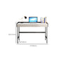 Modern Office Desk Rectangular Secretary Desk with 2 Drawers Clearhalo 'furn' 'furn_office_desk' 'Furniture' 'Office Desks' 'Office Furniture' 'office_desk' 6342530