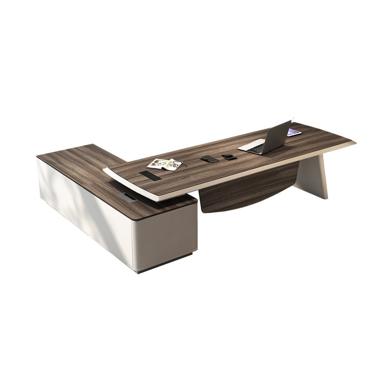 Piédestal Espresso Bureau exécutif artificiel Bureau de bureau moderne pour le bureau