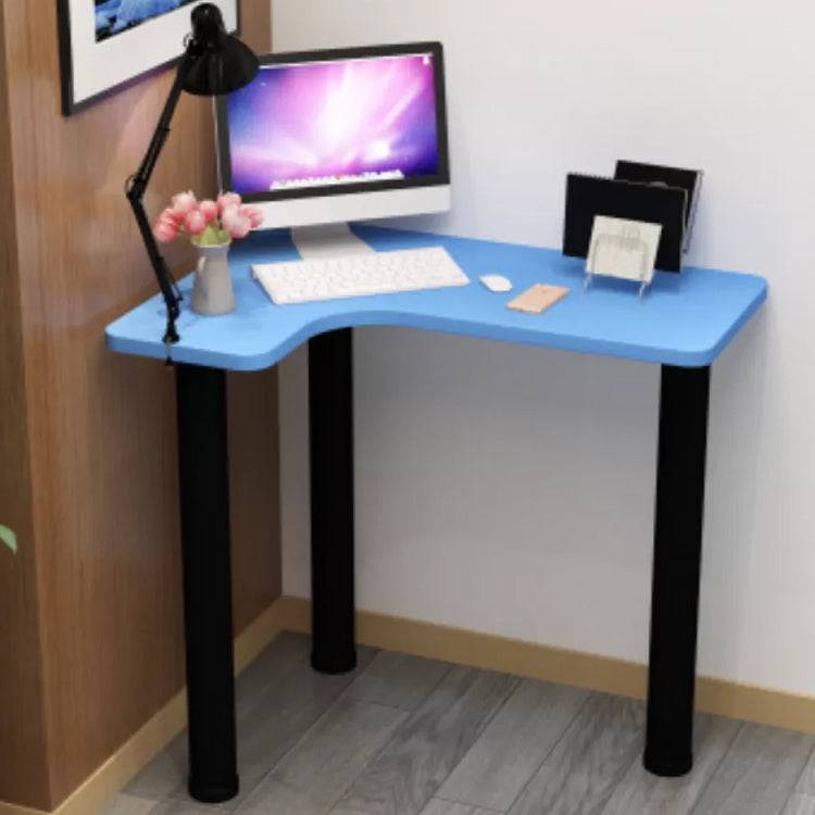 Houten schrijfbureau eigentijdse kantoorbureau met metalen benen