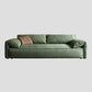 Down Fill Cushions Living Room Standard Green Contemporary Seating 83"L x 41"W x 31.5"H Suede Clearhalo 'furn' 'furn_sofas' 'Furniture' 'furniture_sofas' 'kitchen' 'kitchen_sofas' 'Living Room Furniture' 'Sofa' 'sofas' 6342959