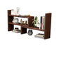 10.5" W Bookshelf Modern Wooden Geometric Bookcase for Home Office