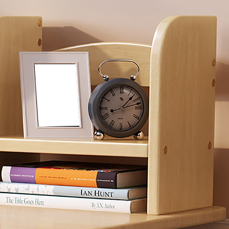 10.5" W Bookshelf Modern Wooden Geometric Bookcase for Home Office