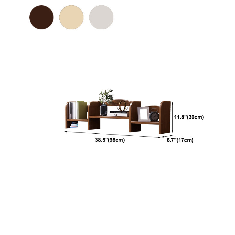 10.5" W Bookshelf Modern Wooden Geometric Bookcase for Home Office