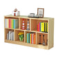 Contemporary Closed Back Book Shelf Wood Horizontal Bookshelf for Office 63"L x 9.4"W x 31.5"H Light Brown Clearhalo 'Bookcases' 'furn' 'furn_bookcases' 'Furniture' 'Office Furniture' 6343023