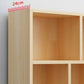 Contemporary Closed Back Book Shelf Wood Horizontal Bookshelf for Office Clearhalo 'Bookcases' 'furn' 'furn_bookcases' 'Furniture' 'Office Furniture' 6343030