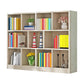 Contemporary Closed Back Book Shelf Wood Horizontal Bookshelf for Office Natural Clearhalo 'Bookcases' 'furn' 'furn_bookcases' 'Furniture' 'Office Furniture' 6343031