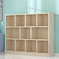 Contemporary Closed Back Book Shelf Wood Horizontal Bookshelf for Office Clearhalo 'Bookcases' 'furn' 'furn_bookcases' 'Furniture' 'Office Furniture' 6343037