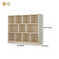 Contemporary Closed Back Book Shelf Wood Horizontal Bookshelf for Office Clearhalo 'Bookcases' 'furn' 'furn_bookcases' 'Furniture' 'Office Furniture' 6343051