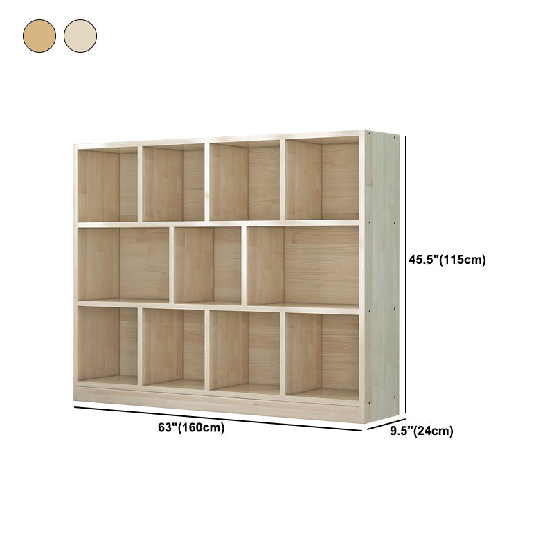 Contemporary Closed Back Book Shelf Wood Horizontal Bookshelf for Office Clearhalo 'Bookcases' 'furn' 'furn_bookcases' 'Furniture' 'Office Furniture' 6343051