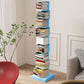 Contemporary Steel Bookshelf Geometric Shelf Bookcase for Study Room Clearhalo 'Bookcases' 'furn' 'furn_bookcases' 'Furniture' 'Office Furniture' 6343074