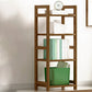 Etagere Contemporary Bookshelf Vertical Open Bamboo Shelf Bookcase for Home 13.8"L x 9.8"W x 37.4"H Tan Clearhalo 'Bookcases' 'furn' 'furn_bookcases' 'Furniture' 'Office Furniture' 6343102