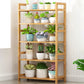 Etagere Contemporary Bookshelf Vertical Open Bamboo Shelf Bookcase for Home Clearhalo 'Bookcases' 'furn' 'furn_bookcases' 'Furniture' 'Office Furniture' 6343117