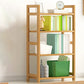 Etagere Contemporary Bookshelf Vertical Open Bamboo Shelf Bookcase for Home 19.7"L x 9.8"W x 37.4"H Wood Clearhalo 'Bookcases' 'furn' 'furn_bookcases' 'Furniture' 'Office Furniture' 6343120