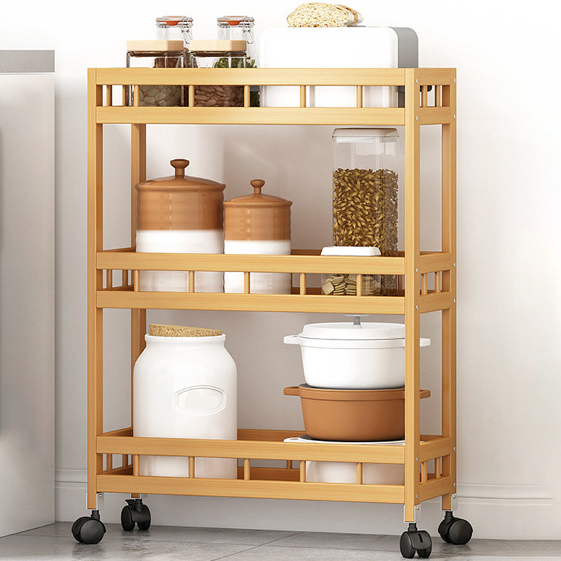 Etagere Contemporary Bookshelf Vertical Open Bamboo Shelf Bookcase for Home 20"L x 7"W x 28"H Wood Clearhalo 'Bookcases' 'furn' 'furn_bookcases' 'Furniture' 'Office Furniture' 6343126