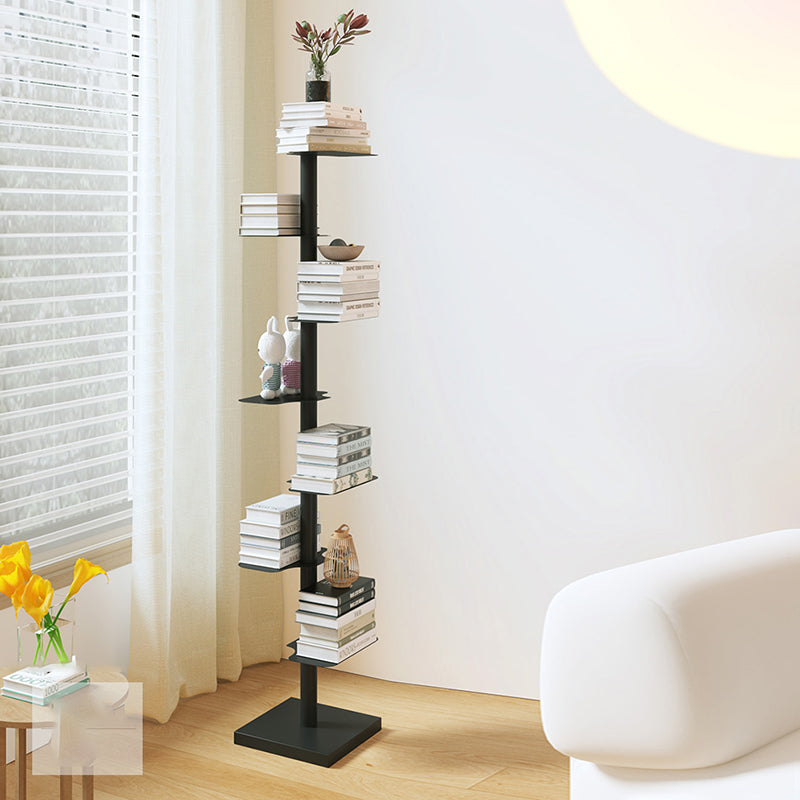 12 "brede hedendaagse plank boekenkast open planken opgenomen boekenkast