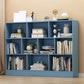 Floor Closed Back Bookshelf Modern Engineered Wood Shelf Bookcase for Home