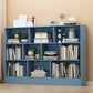 Floor Closed Back Bookshelf Modern Engineered Wood Shelf Bookcase for Home
